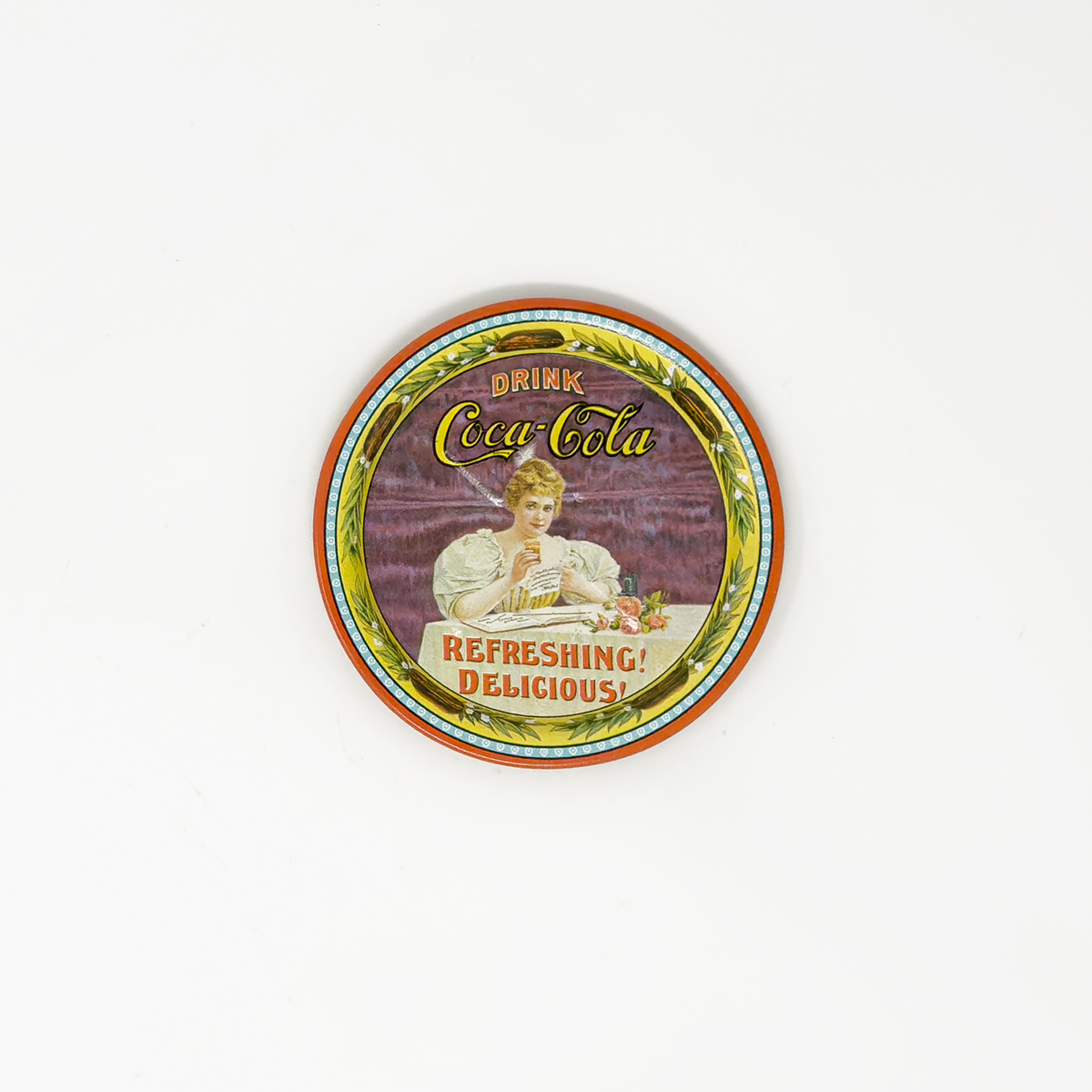 Coca-Cola ‘Refreshing, Delicious’ Tin Ashtray