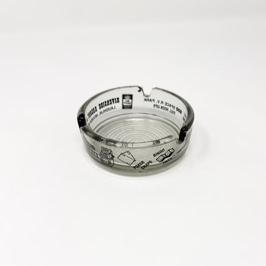 Riverside Resort & Casino Glass Ashtray
