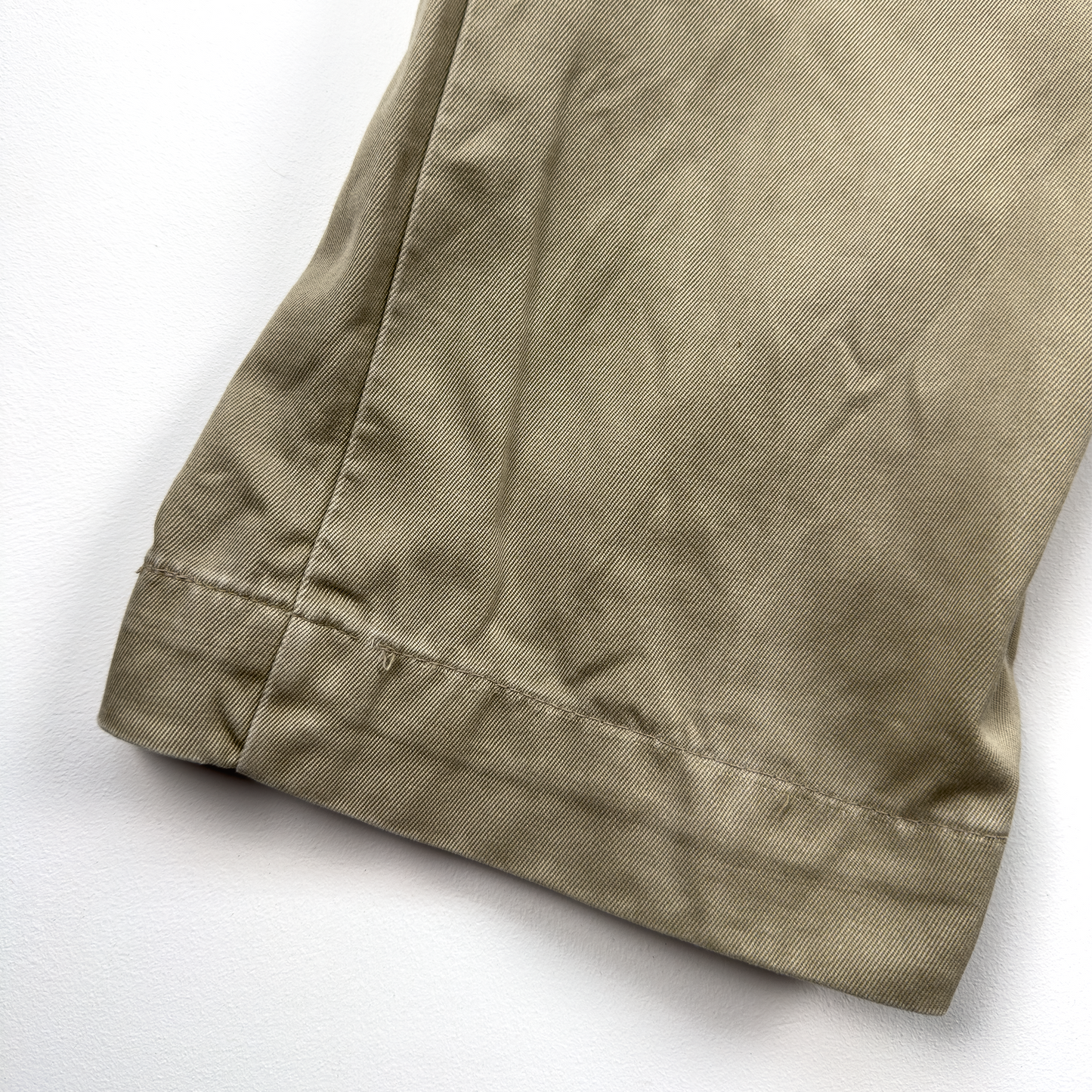 1950s–60s US Army Khaki Cotton Trousers — Button Fly