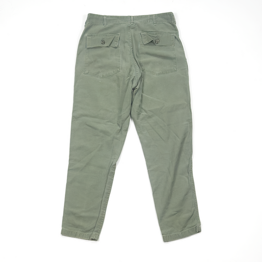 US Army OG-107 Cotton Sateen Fatigue Trousers