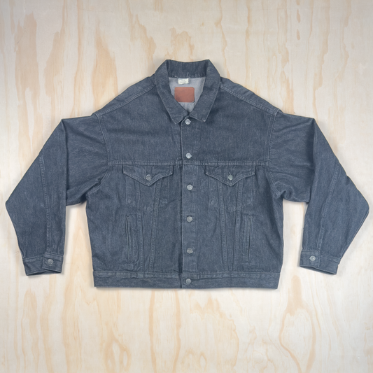 Marlboro Wild West Black Denim Trucker Jacket