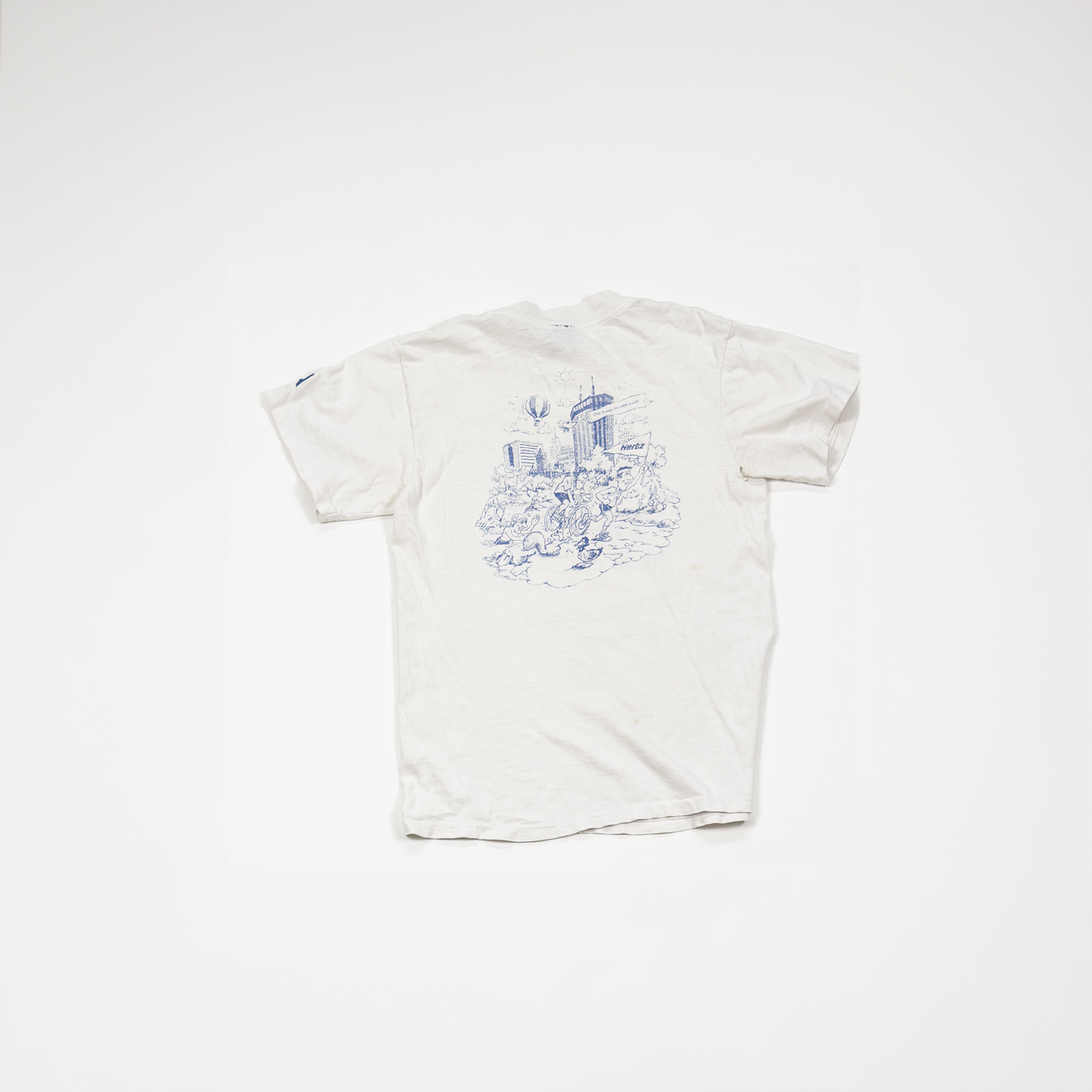 Vintage Race Participation Tee — White