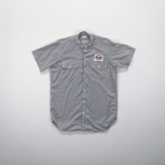 1950s–60s Unitog × Esso Service Station Uniform — Complete Set with Bowtie