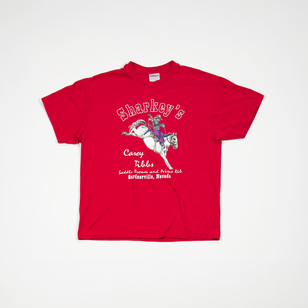 Sharkey's graphic t-shirt on Hanes Heavyweight blank