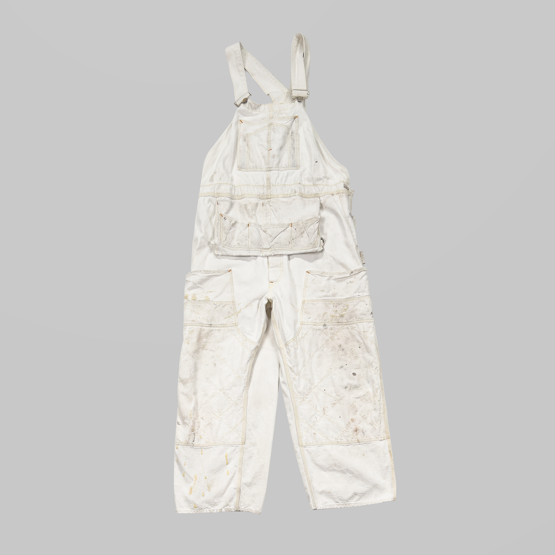 1950s Pay Day buckle-back denim overalls, front view