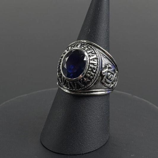 Korean War US Navy Sterling Silver Ring (1950s)