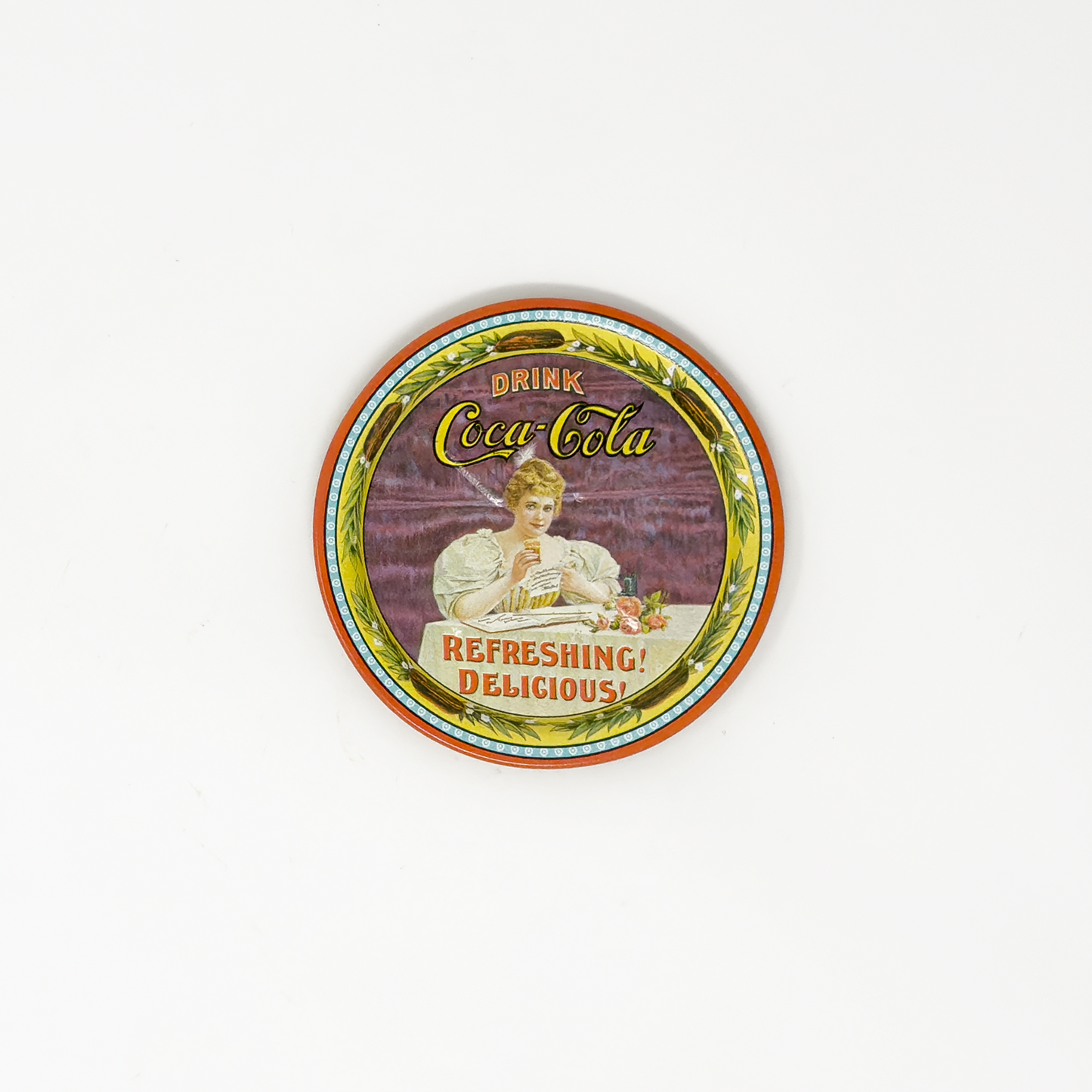 Coca-Cola ‘Refreshing, Delicious’ Tin Ashtray
