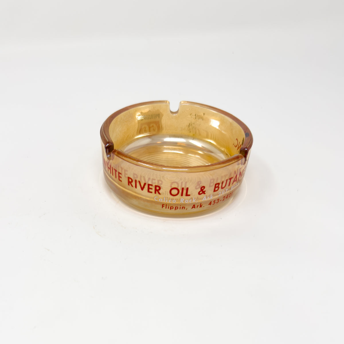 Phillips 66 Glass Ashtray