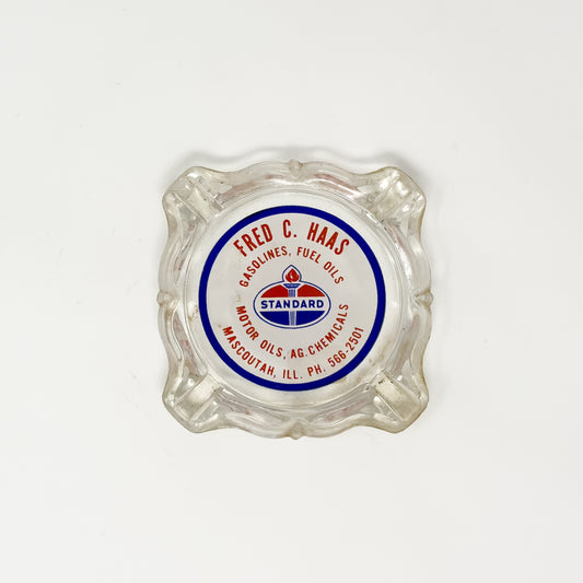 Standard Motor Oils / AG Chemicals Glass Ashtray