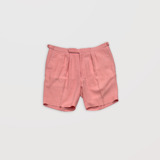 Islander Linen Bermuda Shorts — Pink, English Sports Shop (Bermuda)