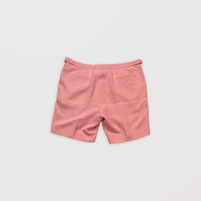 Islander Linen Bermuda Shorts — Pink, English Sports Shop (Bermuda)