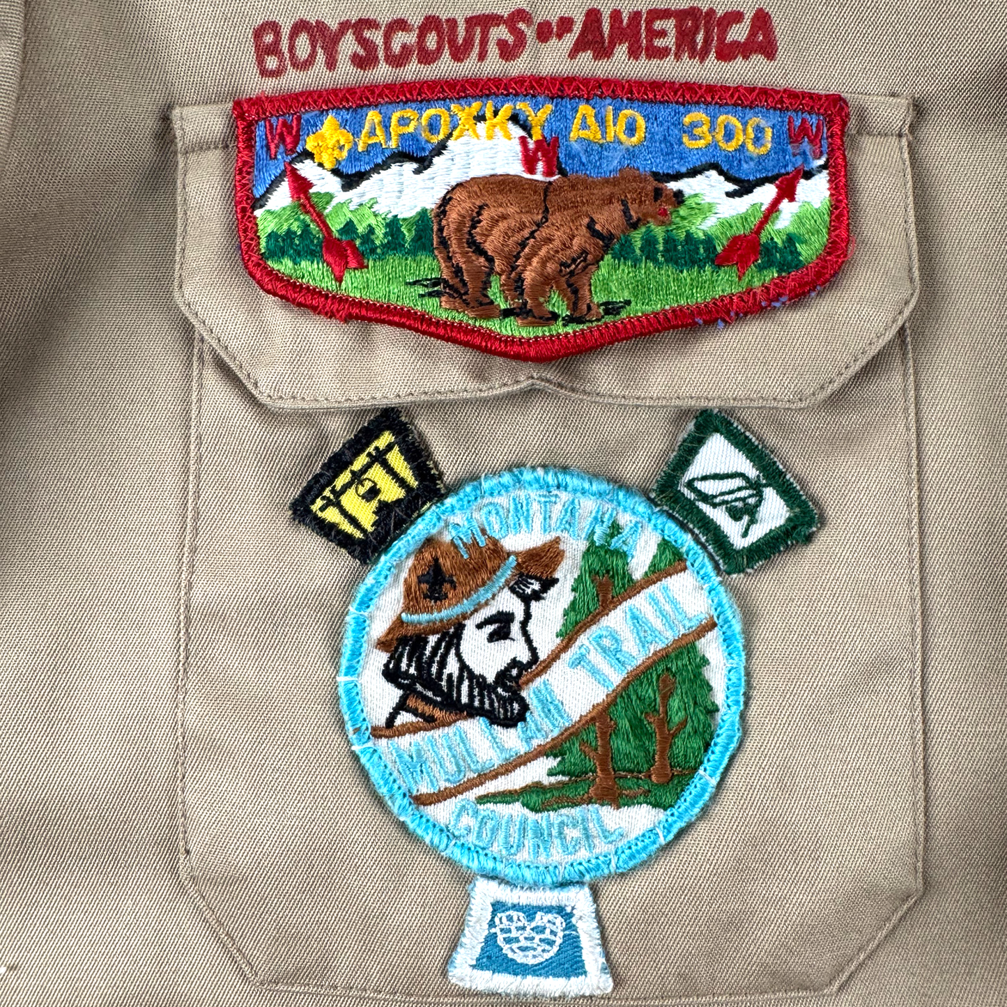 1970s–80s Boy Scouts of America Order of the Arrow Uniform — Montana