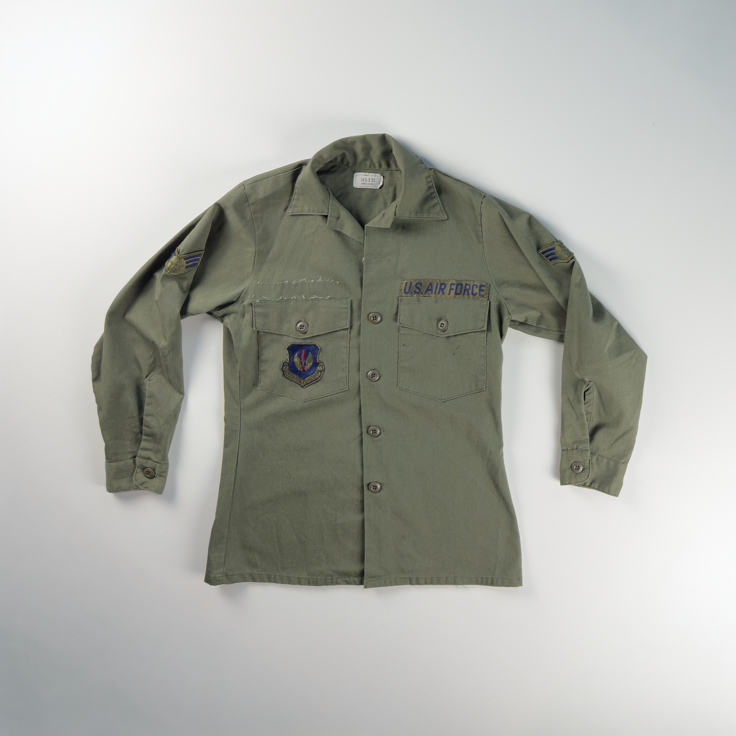 1984 Women's USAF OG-507 Durable-Press Utility Shirt