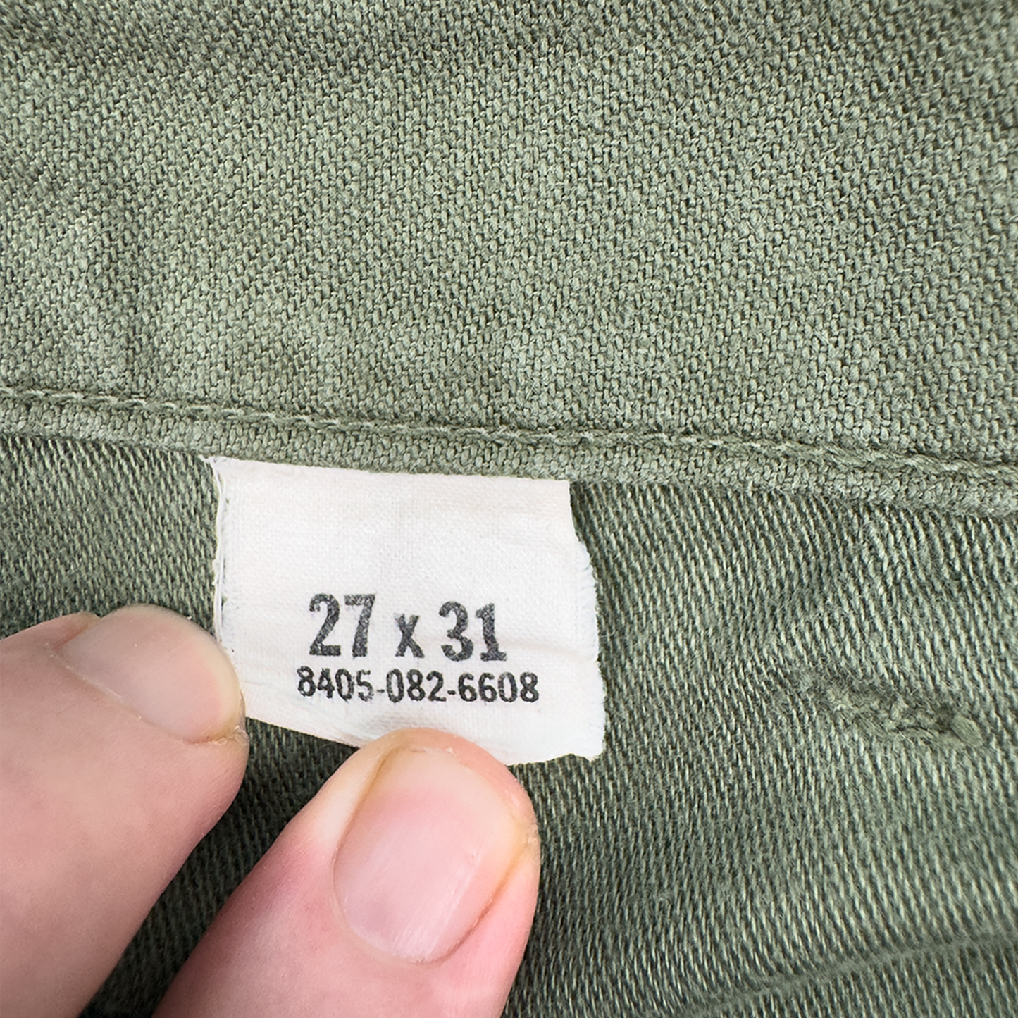 Vietnam-Era US Army OG-107 Utility Trousers