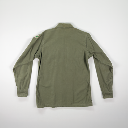 Vietnam-Era US Army OG-107 Utility Shirt — 3rd Infantry Division