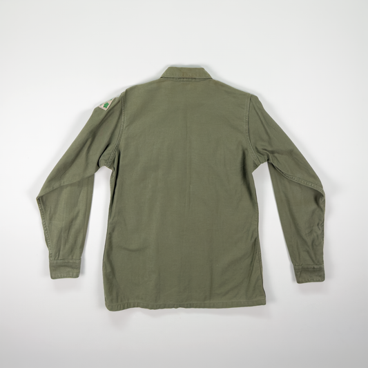 Vietnam-Era US Army OG-107 Utility Shirt — 3rd Infantry Division