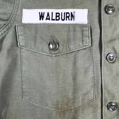 Vietnam-Era US Army OG-107 Utility Shirt — 3rd Infantry Division