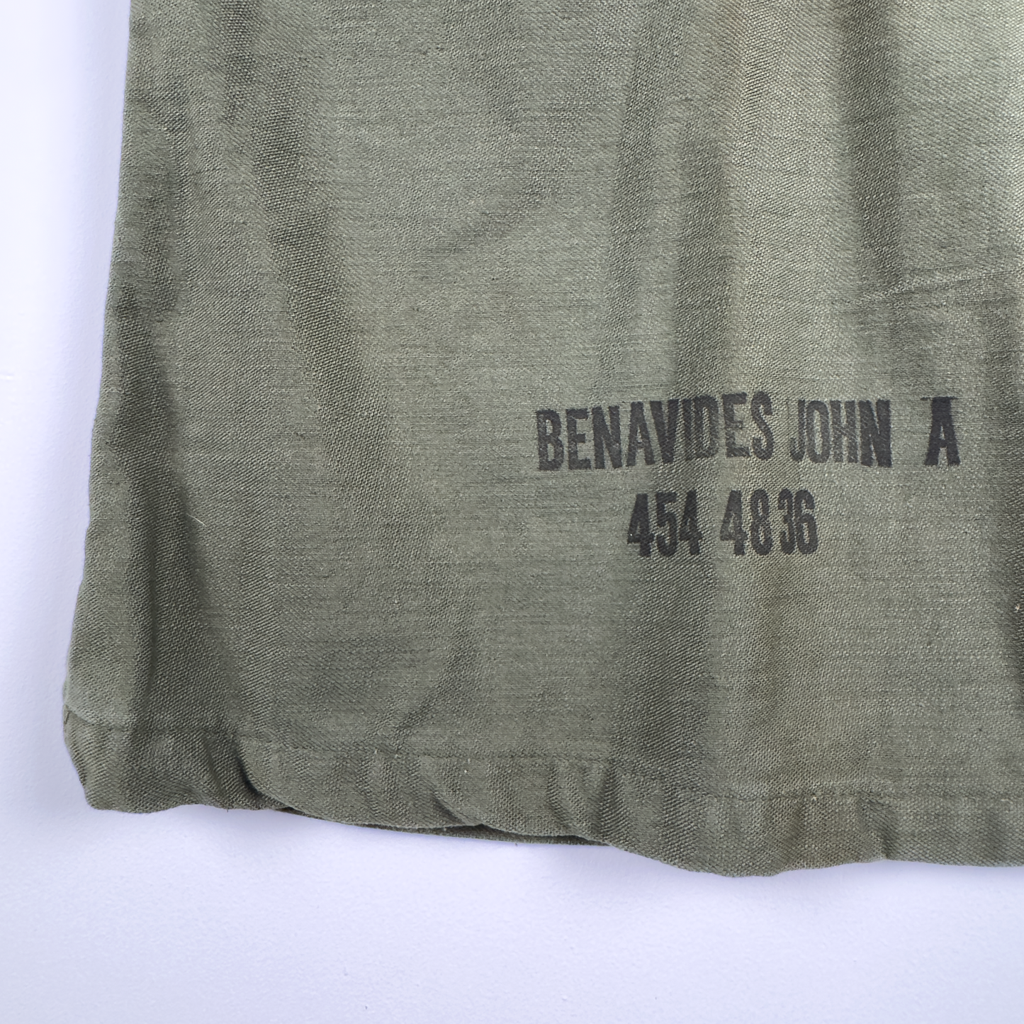 Vietnam-Era US Army OG-107 Utility Shirt — 3rd Infantry Division
