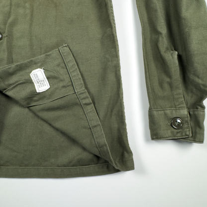 Vietnam-Era US Army OG-107 Utility Shirt — 3rd Infantry Division