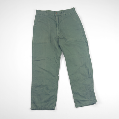 Vietnam-Era US Army OG-107 Utility Trousers — Snap Button