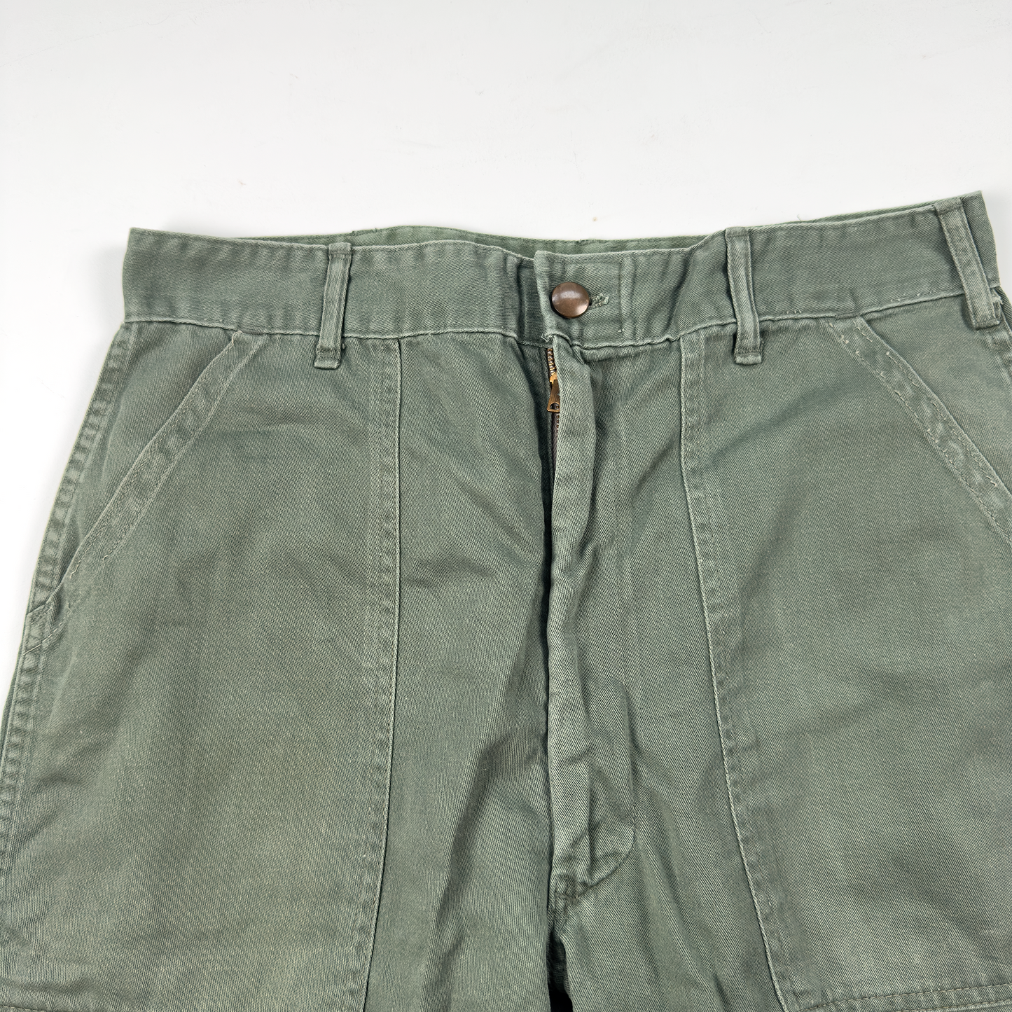Vietnam-Era US Army OG-107 Utility Trousers — Snap Button