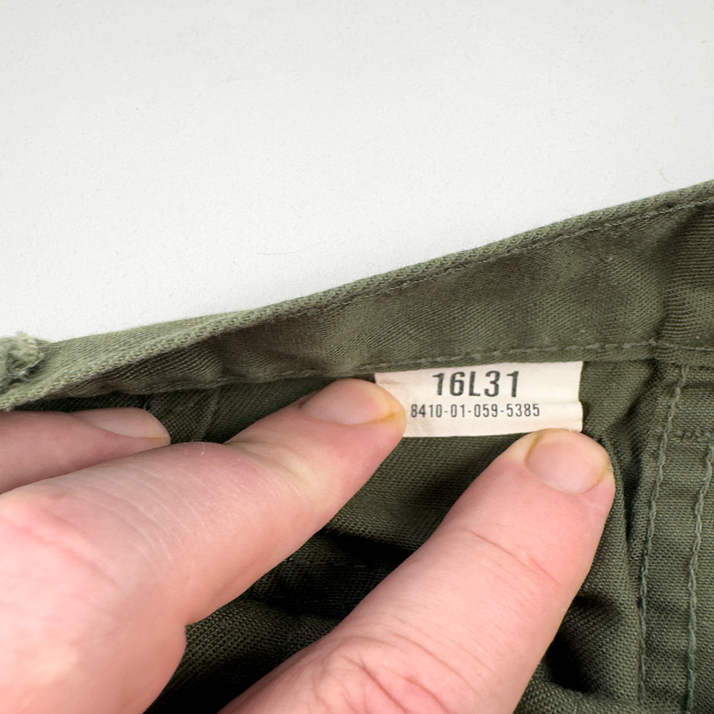 c. 1975–80s US Army Women's OG-507 Durable-Press Utility Slacks
