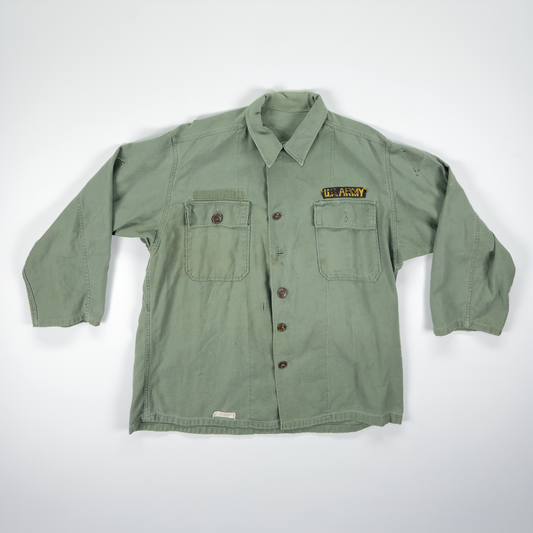 Korean War US Army OG-107 Utility Shirt