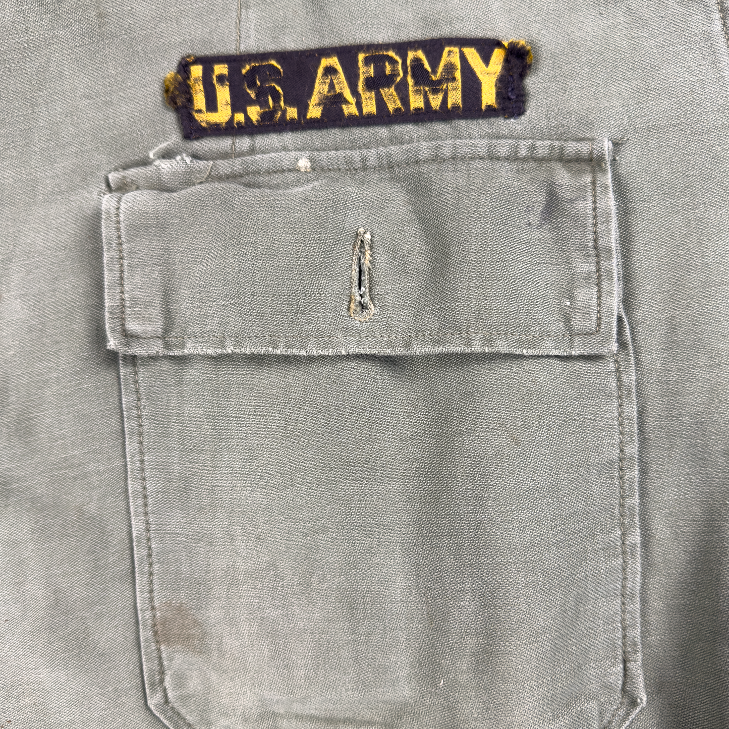 Korean War US Army OG-107 Utility Shirt