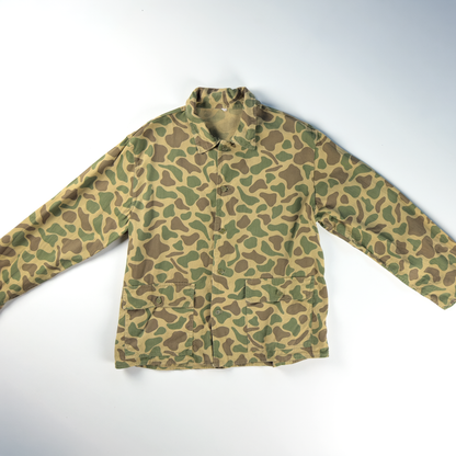 1960s–70s US Military Duck Hunter Camo Utility Shirt