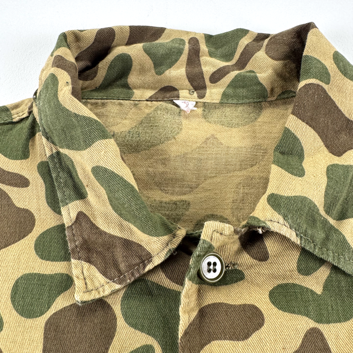 1960s–70s US Military Duck Hunter Camo Utility Shirt