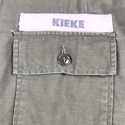 Vietnam-Era US Army OG-107 Utility Shirt — 5th Infantry Division