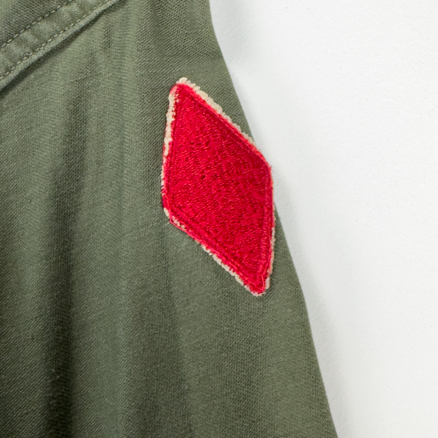 Vietnam-Era US Army OG-107 Utility Shirt — 5th Infantry Division
