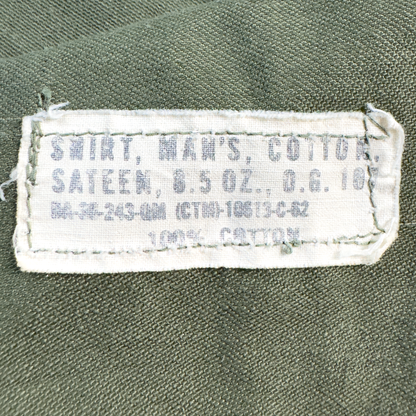 Vietnam-Era US Army OG-107 Utility Shirt — 5th Infantry Division