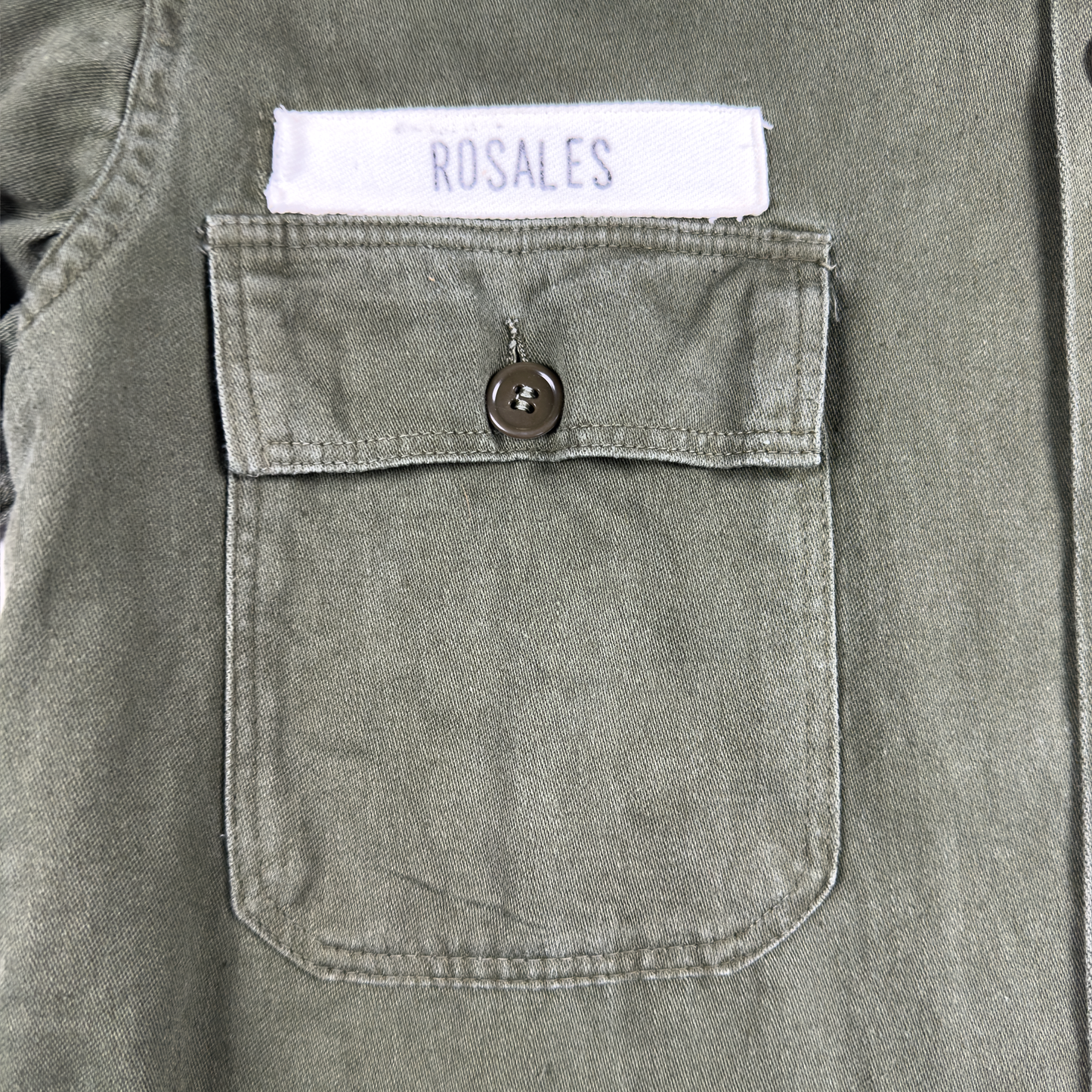 Vietnam-Era US Army OG-107 Utility Jacket — 1st Infantry Division