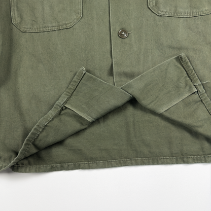 Vietnam-Era US Army OG-107 Utility Jacket — 1st Infantry Division