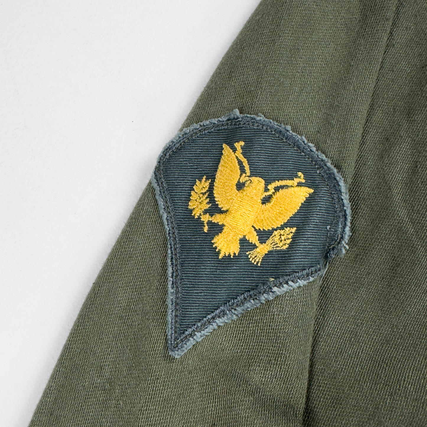 Vietnam-Era US Army OG-107 Utility Jacket — 1st Infantry Division