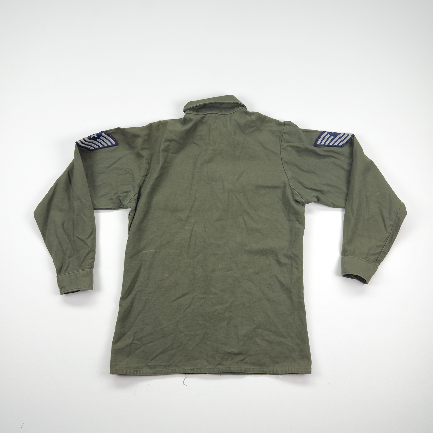 Vietnam-Era USAF OG-107 Utility Shirt — USAFE Staff Sergeant
