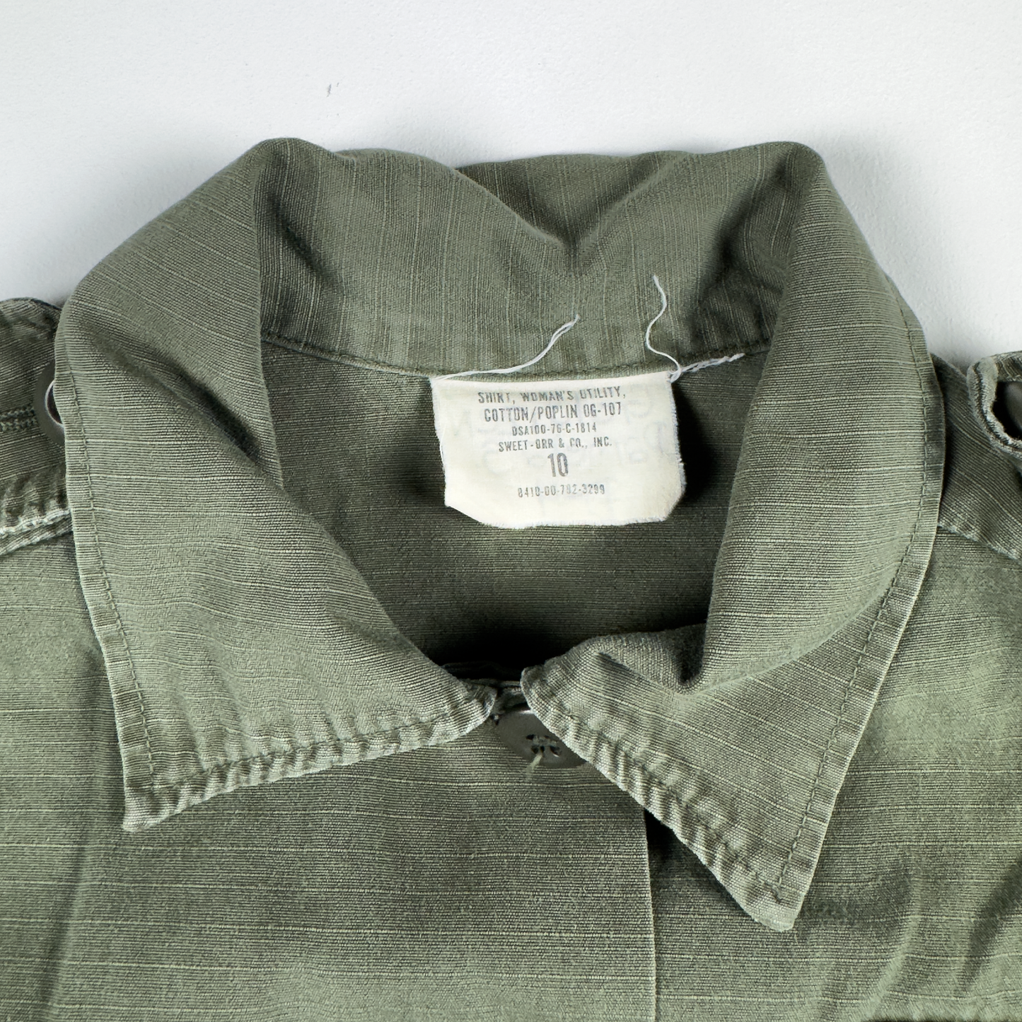 Vietnam-Era US Army Women's OG-107 Utility Shirt