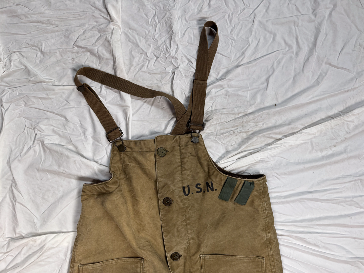 WW2 US Navy Wet Weather Deck Overalls