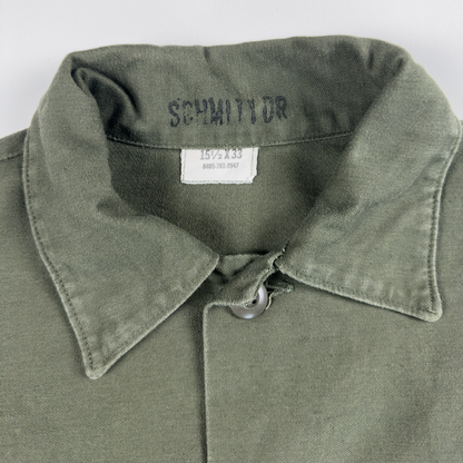 Vietnam War USMC P-61 OG-107 Sateen Utility Shirt