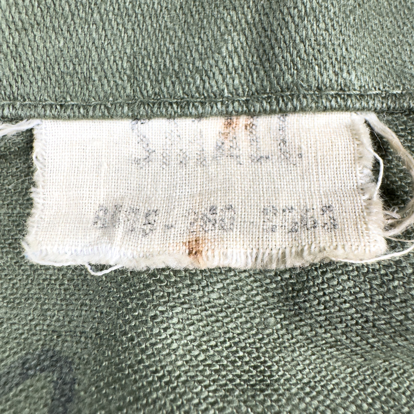 Vietnam War US Army OG-107 Utility Shirt — Named 'RODABAUGH'
