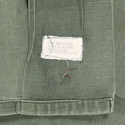 Vietnam War US Army OG-107 Sateen Utility Shirt
