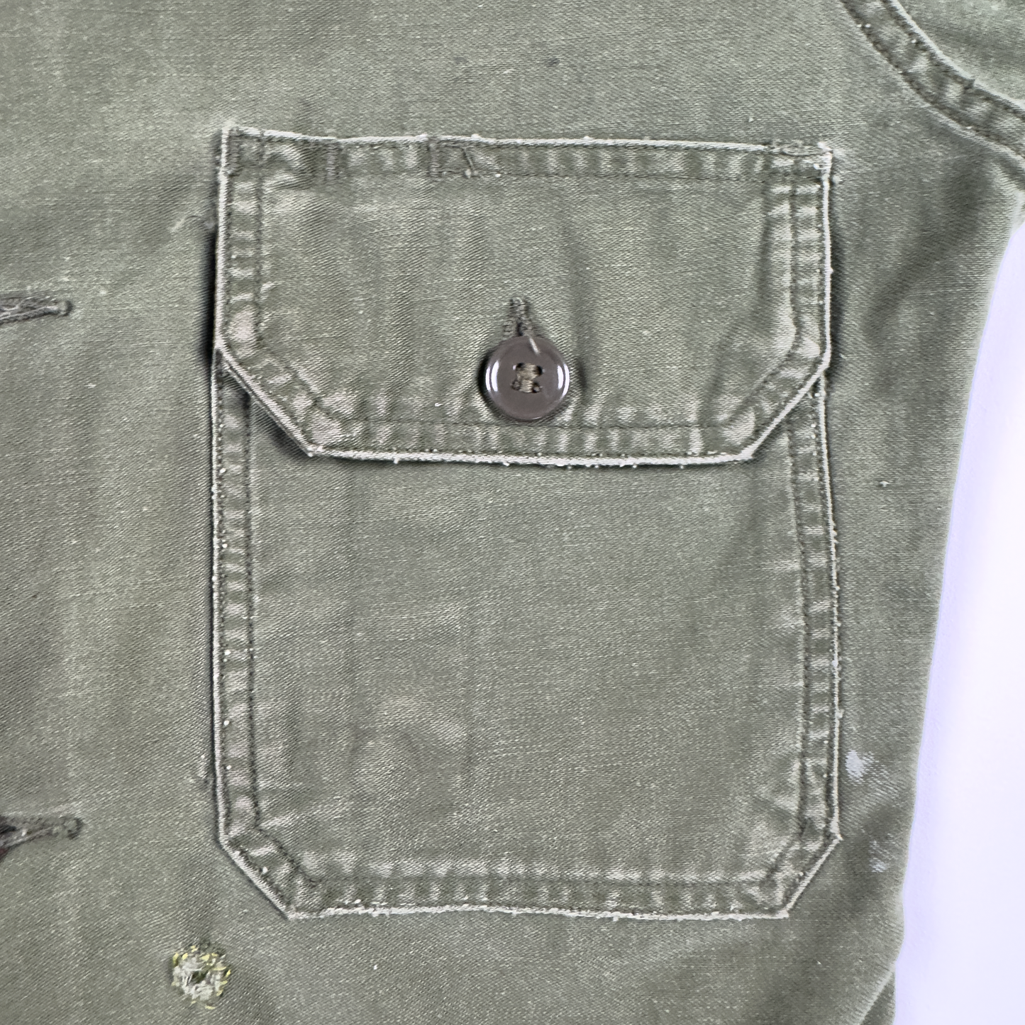 1964 US Army OG-107 Sateen Utility Shirt