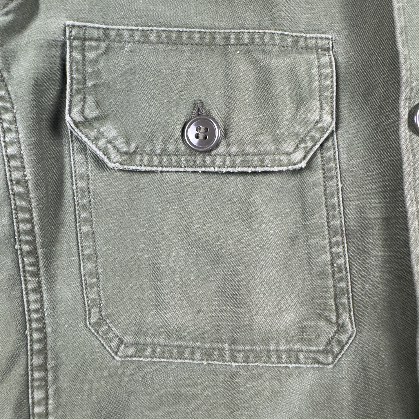 1964 US Army OG-107 Sateen Utility Shirt