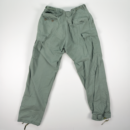 Vietnam War US Army M1967 Jungle Fatigue Trousers — Matching Set with Web Belt