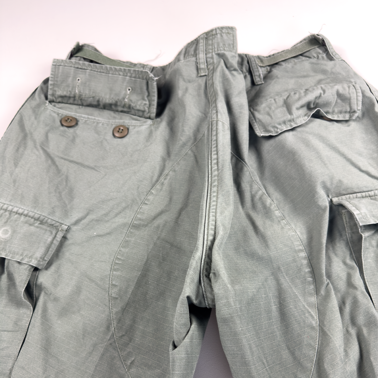 Vietnam War US Army M1967 Jungle Fatigue Trousers — Matching Set with Web Belt