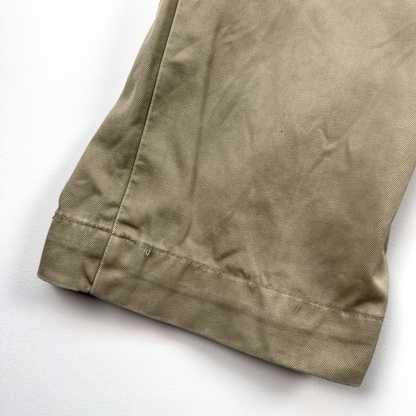 1950s–60s US Army Khaki Cotton Trousers — Button Fly