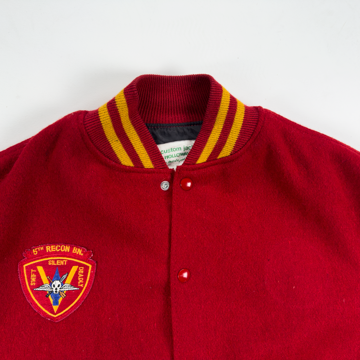Vintage Holloway USMC Commemorative Varsity Jacket