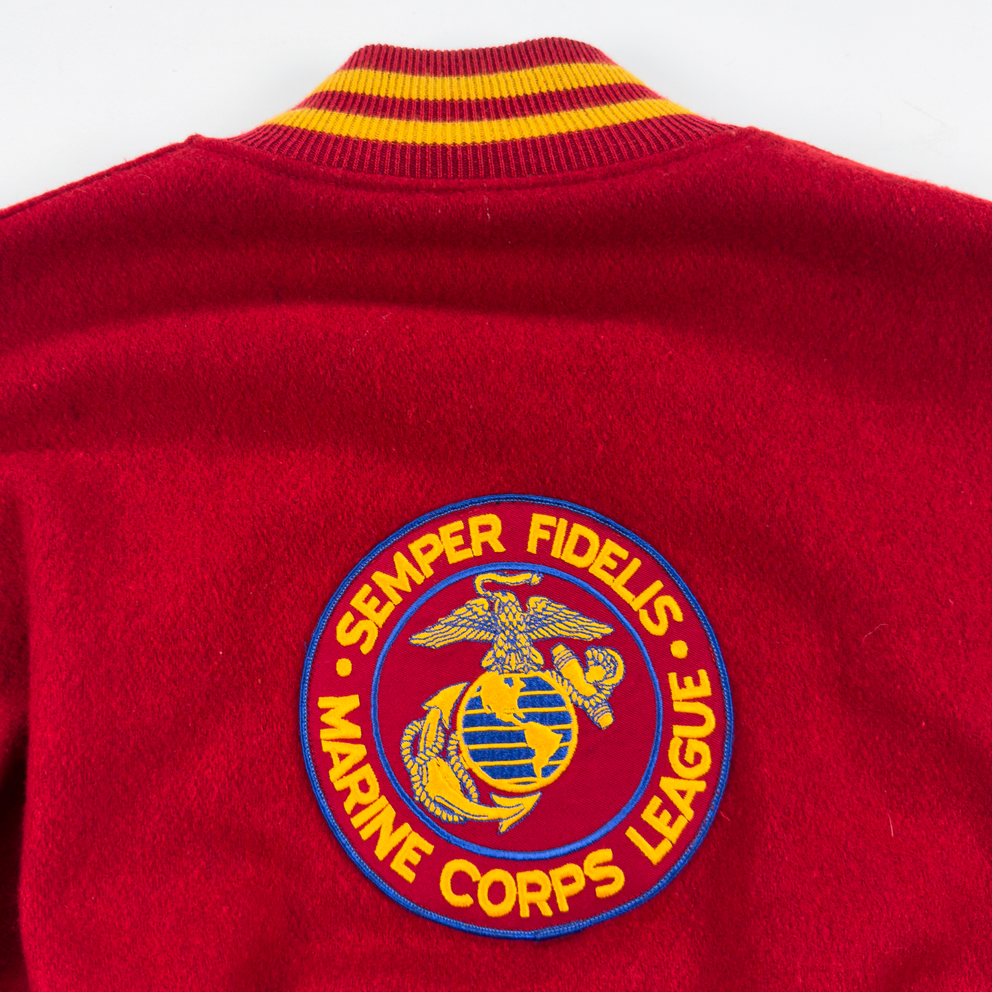 Vintage Holloway USMC Commemorative Varsity Jacket