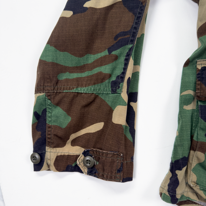 US Army Woodland BDU Coat — MASON, 50th Armored / 7th Transportation